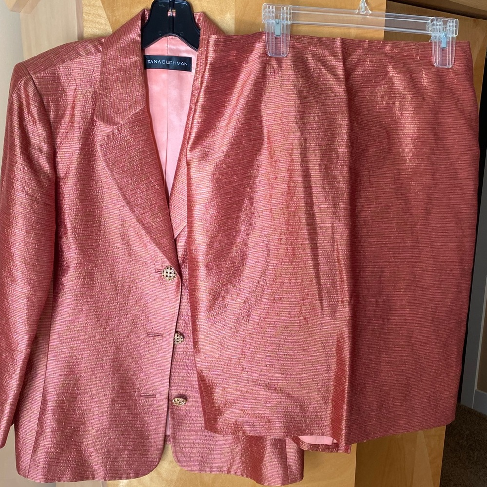 Dana Buchman blazer and skirt